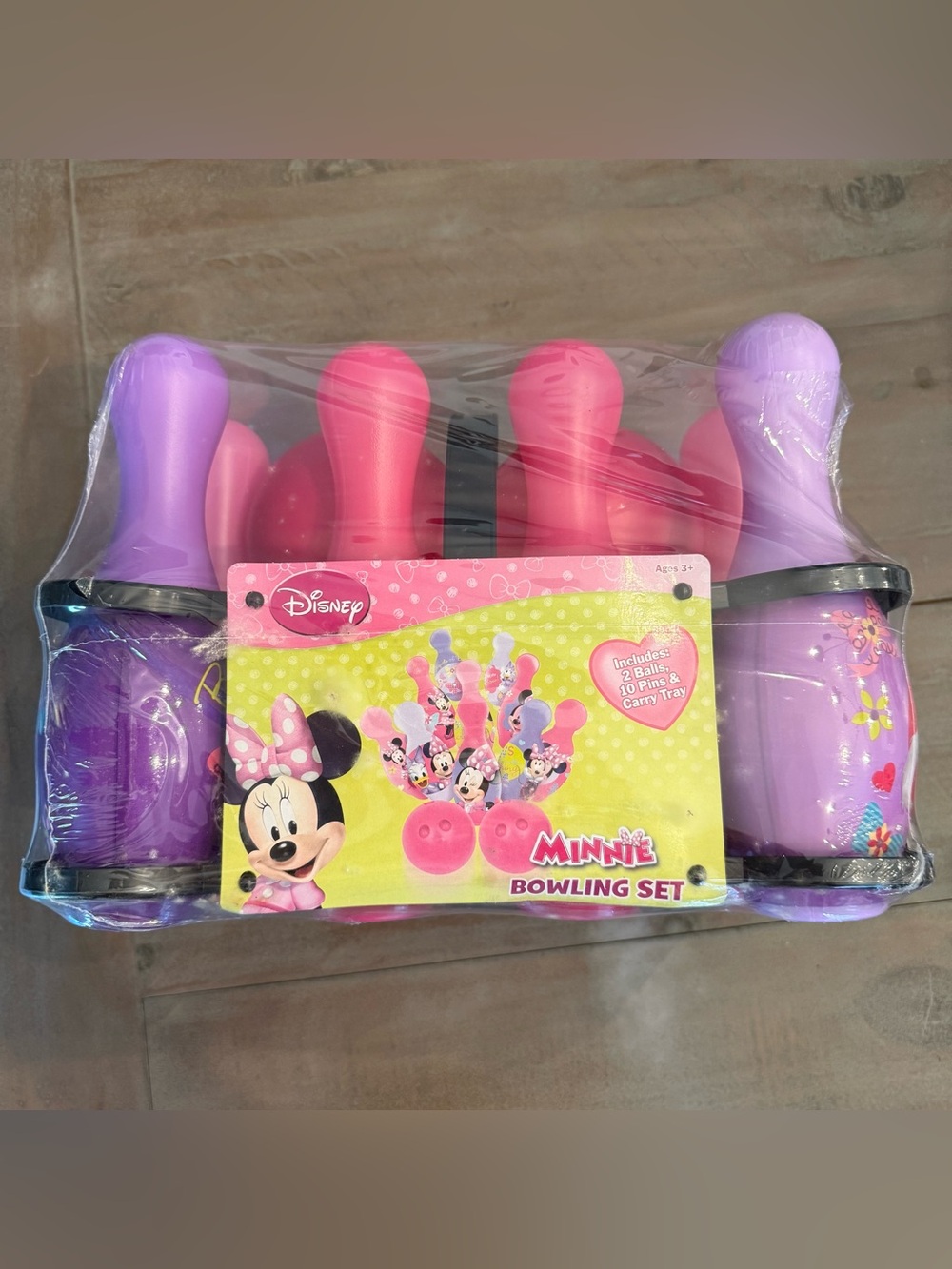 Disney Minnie Bowling Set - Pink & Purple Play Pins
